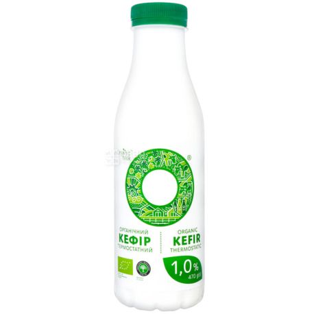 Organic Milk, 470 мл, Кефір термостатний, органічний, 1%
