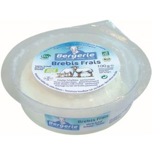 Bergerie, 100 г, Бержери, Крем-сыр из овечьего молока, органический, 17%