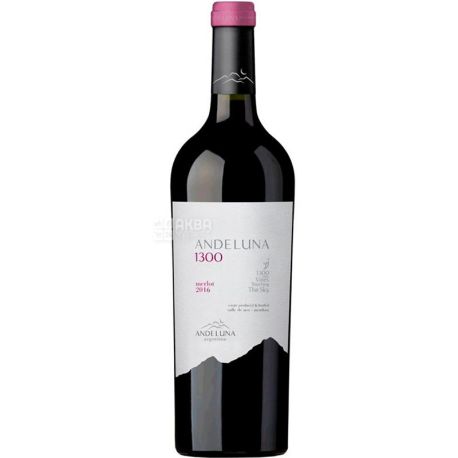 Andeluna Merlot, Вино червоне, сухе, 0,75 л