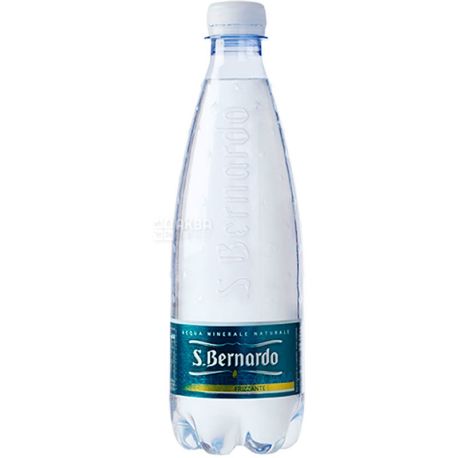 S.Bernardo, 0.5 л, Вода мінеральна газована, ПЕТ