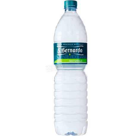 S.Bernardo Naturale, 1,5 л, Вода минеральная негазированная, ПЭТ