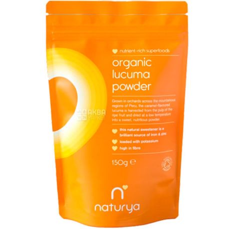 Naturya, 150 г, Натурия, Порошок лукумы органический