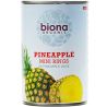 Biona, 400 г, Биона, Ананасовые кольца, мини, в собственном соку, органические