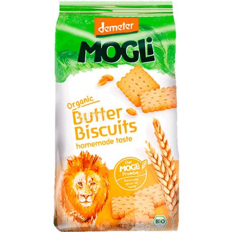 Mogli, 125 г, Моглі, Печиво вершкове, органічне