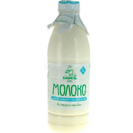 Azorel. 1 liter, Cow's milk, whole raw, farm