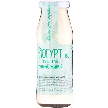 Азорель, 180 г, Йогурт-пробіотик питний, живий