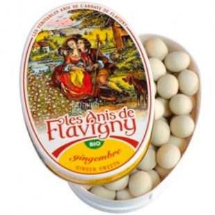 Anis de Flavigny, 50 г, Анис де Флавиньи, Драже с имберем органические