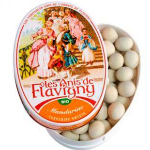 Anis de Flavigny,  50 г,  Анис де Флавиньи, Драже Мандарин органические