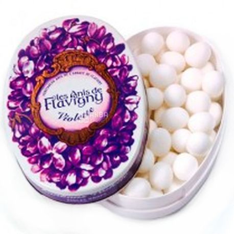 Anis de Flavigny, 50 г, Аніс де Флавіньї, Драже Фіалка