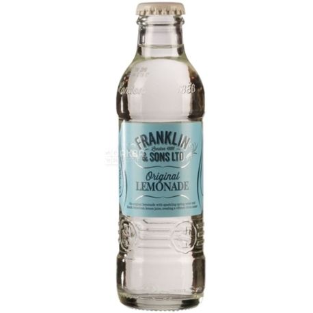 Franklin & Sons. Original Lemonade, 200 мл, Франклин энд Санз, Напиток газированный Лимонад Оригинальный