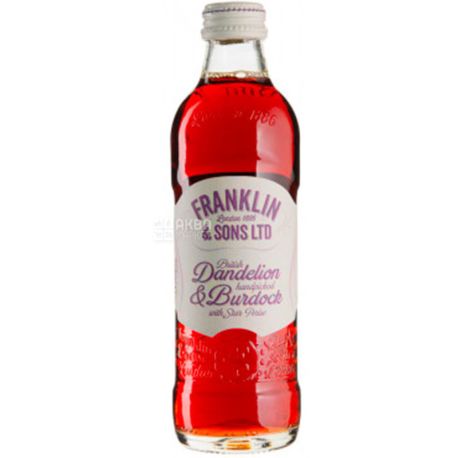 Franklin & Sons, 275 ml, Franklin & Sons, Drink carbonated Dandelion and Burdock