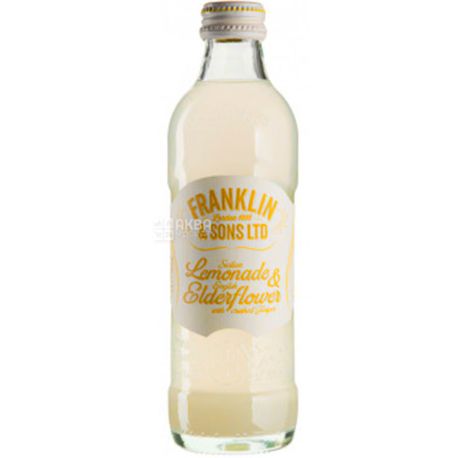 Franklin & Sons, 275 мл, Франклін енд Санз, Напій газований Лимонад і Бузина