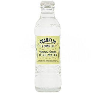 Franklin & Sons Tonic Indian, 0,2 л, Напиток газированный Индиан Тоник Цитрусы и Хинин Франклин энд Санз, стекло