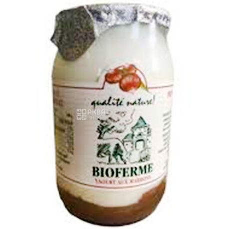Bioferme, 150 г, Биоферм, Йогурт органический, Каштан