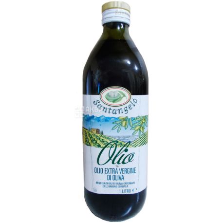 Santangelo Extra Virgin Olive Oil, 1 л, Масло Оливковое Экстра Вирджин Сантанжело, стекло