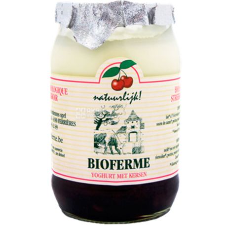 Bioferme, 150 г, Біоферм, Йогурт вишня, органічний, 3%
