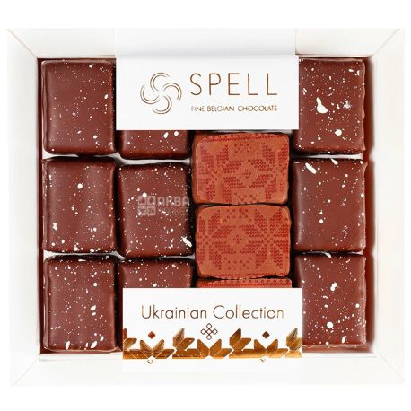 Spell, 170 г, Спелл, Шоколадні цукерки з маком, журавлиною і горіхами