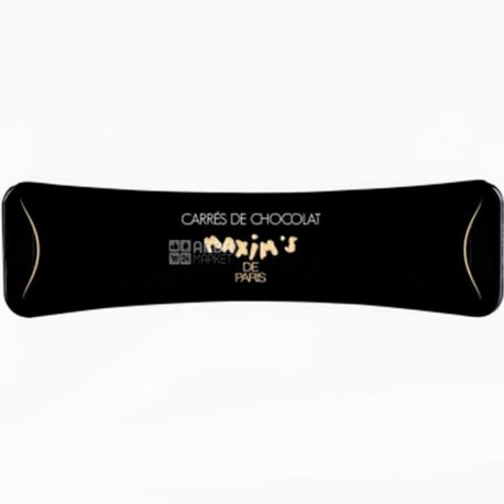 Maxim's de Paris, 75 г, Цукерки шоколадні, Темний шоколад зі шматочками какао бобів