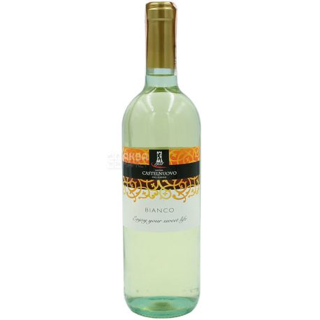 Castelnuovo, Vino Bianco, Вино белое полусладкое, 0,75 л
