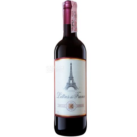Maison Bouey, Lettres de France Rouge Moelleux, Вино червоне напівсолодке, 0,75 л