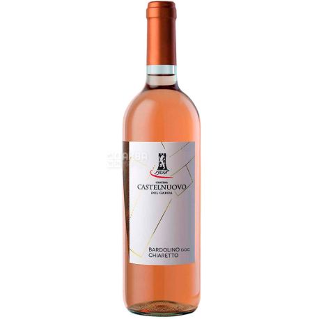 Castelnuovo, Cantina del Garda Bardolino Chiaretto, Вино розовое сухое, 0,75 л