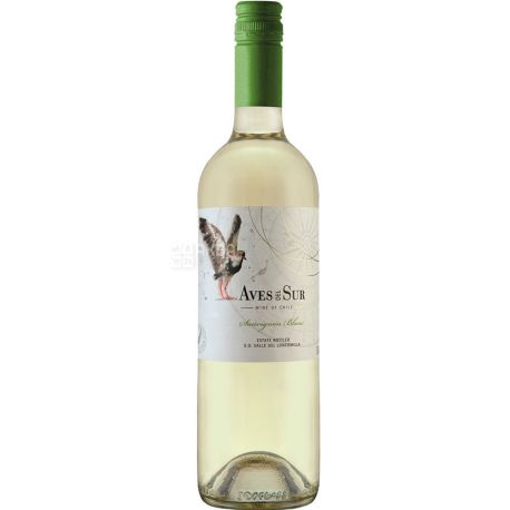 Vina Carta Vieja, Aves del Sur Sauvignon Blanc, Dry white wine, 0.75 L
