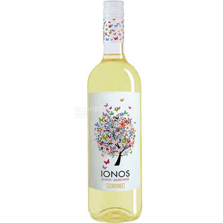 Cavino, Ionos White, Вино белое сухое, 0,75 л