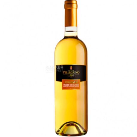 Carlo Pellegrino, Moscato Liquoroso Terre Siciliane, Вино белое сладкое, крепленое, 0,75 л