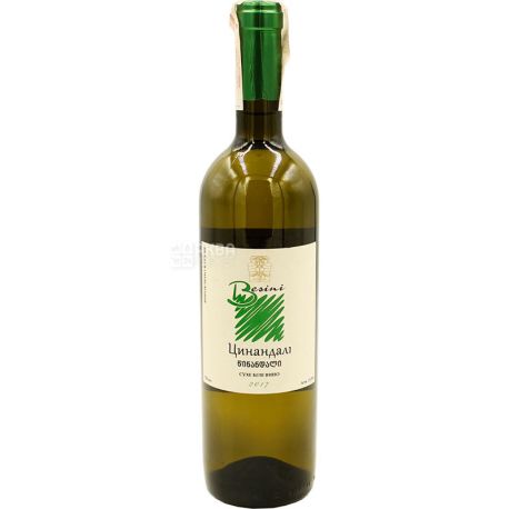 Besini, Tsinandali, Вино біле сухе, 0,75 л