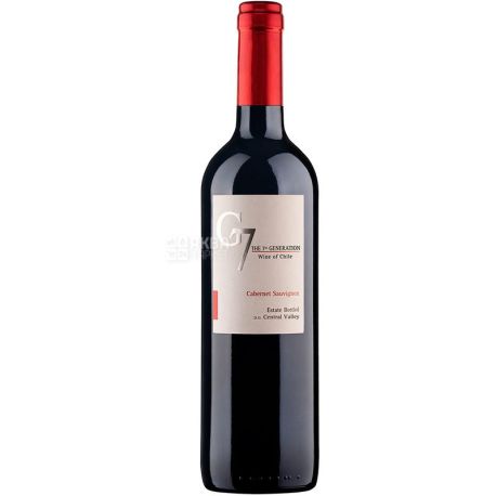 Vina Carta Vieja, G7 Cabernet Sauvignon, Вино червоне сухе, 0,75 л