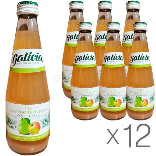 Galicia, Упаковка 12 шт. х 0,3 л, Сік Яблуко-Груша Галіція