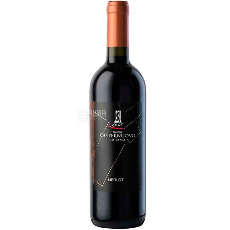 Castelnuovo, Merlot, Вино червоне сухе, 0,75 л