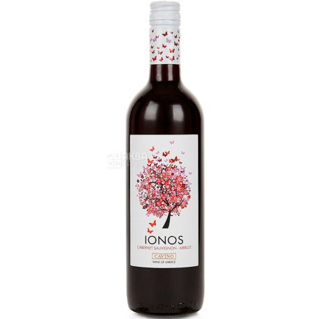 Cavino, Ionos, Вино червоне сухе, 0,75 л