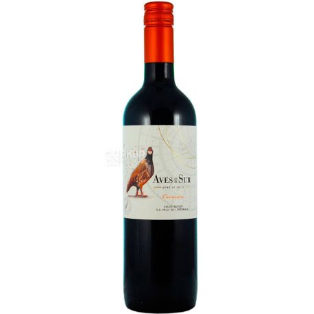 Vina Carta Vieja, Aves del Sur Carmenere, Вино червоне сухе, 0,75 л