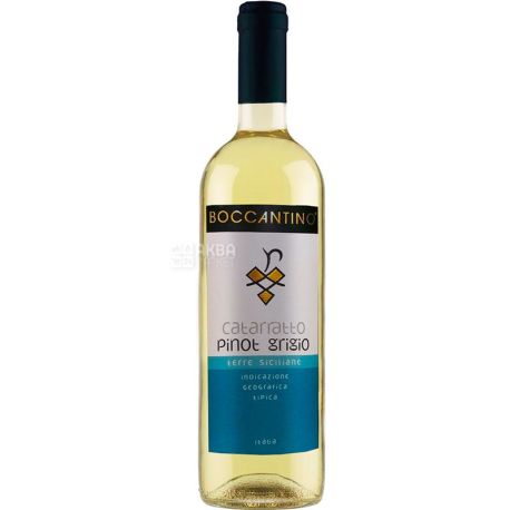 Schenk Italia, Boccantino Cataratto Pinot Grigio, Вино белое сухое, 0,75 л