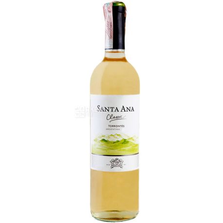 Santa Ana, Varietals Torrontes, Вино напівсухе біле, 0,75 л