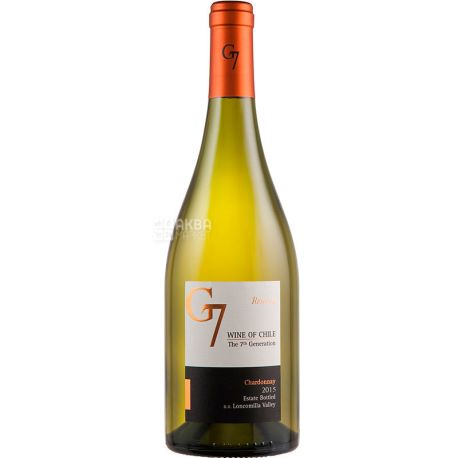 Vina Carta Vieja, G7 Reserva Chardonnay, Вино біле сухе 0,75 л
