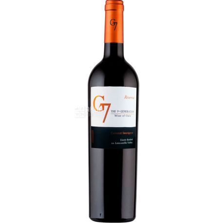 Vina Carta Vieja, G7 Reserva Cabernet Sauvignon, Вино червоне сухе 0,75 л