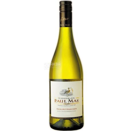 Domaines Paul Mas, Mas Gewurztraminer Classic, Вино біле сухе, 0,75 л