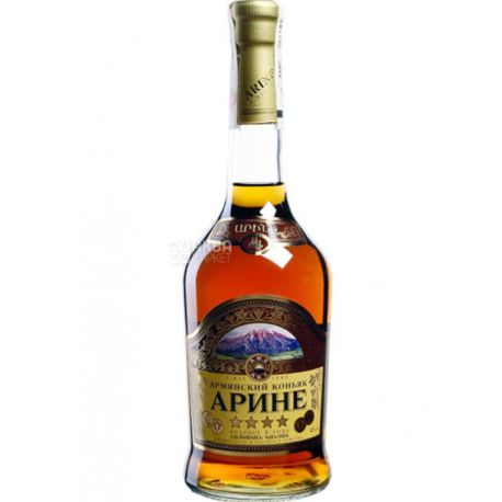AKZ, Arine, Cognac armenian, 4 stars, 0.5 L