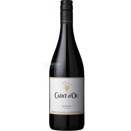 Mouton Cadet, Baron Philippe de Rothschild Cadet d’Oc Syrah, Вино красное сухое, 0,75 л