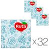 Ruta, 32 упаковки по 40 шт., Рута Салфетки бумажные Новогодняя мозаика, 24х24 см