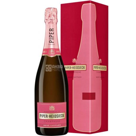 Piper-Heidsieck, Rose Sauvage, Шампанское розовое брют, 0,75 л