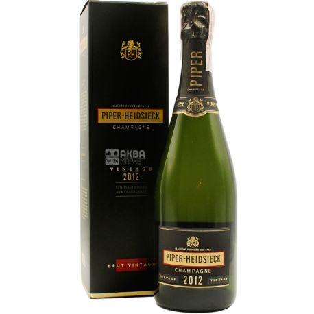 Piper-Heidsieck, Vintage, Шампанське біле брют, 0,75 л