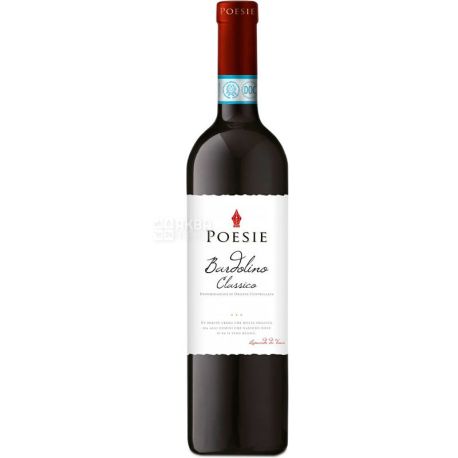 Cantina di Soave, Le Poesie Bardolino Classico, Вино червоне сухе, 0,75 л