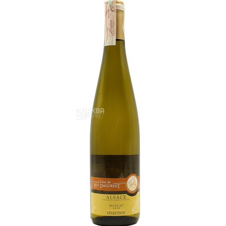 Roi Dagobert, Muscat, Вино белое, сухое, 0,75л