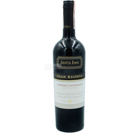 Santa Ema Cabernet Sauvignon, Вино красное, сухое, 0,75л