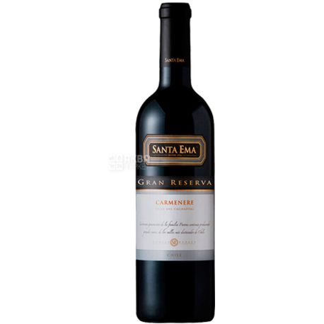 Santa Ema Carmenere, Вино красное, сухое, 0,75 л
