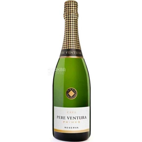  Pere Ventura, Primer Riserva, Вино белое игристое брют, 0,75 л