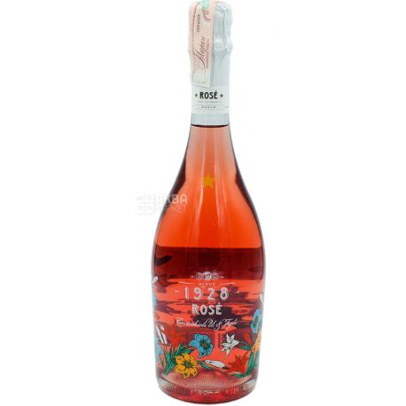 Cavicchioli Rose Fantasy Line, Вино игристое розовое, полусладкое, 0,75 л